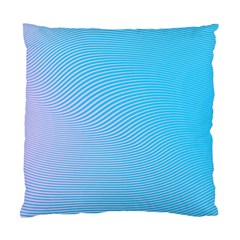 Background Graphics Lines Wave Standard Cushion Case (two Sides) by Nexatart