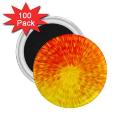 Abstract Explosion Blow Up Circle 2 25  Magnets (100 Pack)  by Nexatart
