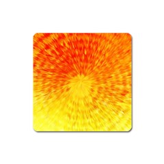 Abstract Explosion Blow Up Circle Square Magnet by Nexatart
