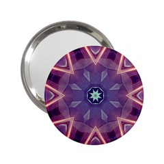 Abstract Glow Kaleidoscopic Light 2 25  Handbag Mirrors by Nexatart