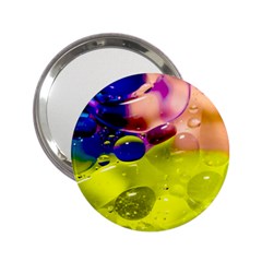 Abstract Bubbles Oil 2 25  Handbag Mirrors