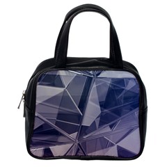 Abstract Background Abstract Minimal Classic Handbags (One Side)