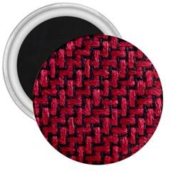 Fabric Pattern Desktop Textile 3  Magnets by Nexatart