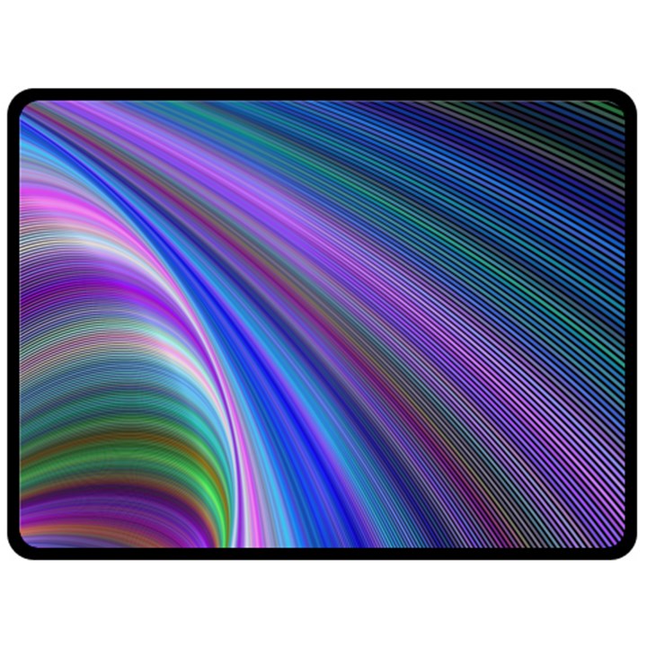 Background Abstract Curves Fleece Blanket (Large) 