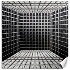 Space Glass Blocks Background Canvas 20  X 20  