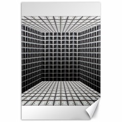 Space Glass Blocks Background Canvas 24  X 36 