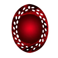 Abstract Scrawl Doodle Mess Ornament (oval Filigree)