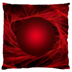 Abstract Scrawl Doodle Mess Large Cushion Case (one Side)