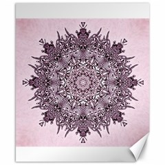 Mandala Pattern Fractal Canvas 8  X 10  by Nexatart