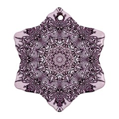 Mandala Pattern Fractal Ornament (snowflake)