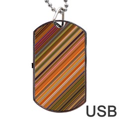 Background Texture Pattern Dog Tag Usb Flash (one Side)