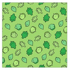 Funny Greens And Salad Large Satin Scarf (square) by kostolom3000shop