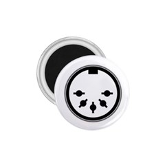 Midi Connector 1 75  Button Magnet