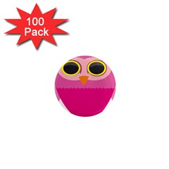 Sowa Owls Bird Wild Birds Pen 1  Mini Magnets (100 Pack)  by Sapixe