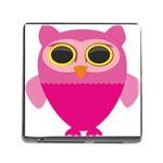 Sowa Owls Bird Wild Birds Pen Memory Card Reader (Square) Front