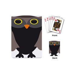 Sowa Owls Bird Wild Birds Pen Playing Cards (mini) 