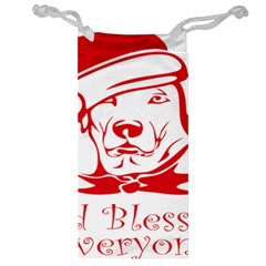 Dog Santa Hat Winter Christmas Jewelry Bags