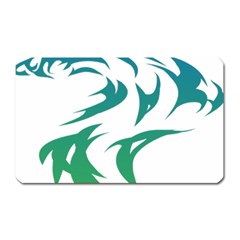 Wolf Dog Fox Animal Pet Vector Magnet (rectangular) by Sapixe