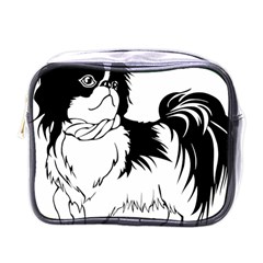 Animal Canine Dog Japanese Chin Mini Toiletries Bags by Sapixe