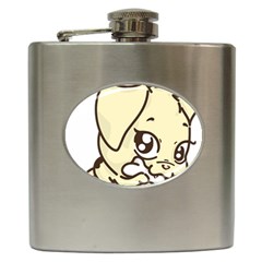 Doggy Dog Puppy Animal Pet Figure Hip Flask (6 Oz) by Sapixe