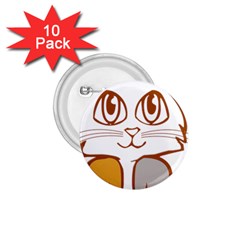 Animal Cat Feline Kitten Pet 1 75  Buttons (10 Pack) by Sapixe