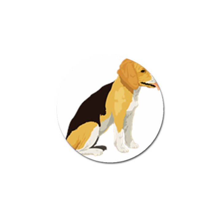 Black Yellow Dog Beagle Pet Golf Ball Marker (4 pack)