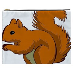 Squirrel Animal Pet Cosmetic Bag (xxxl)  by Sapixe