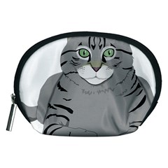 Cat Kitty Gray Tiger Tabby Pet Accessory Pouches (medium)  by Sapixe