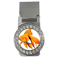 Goldfish Fish Tank Water Tropical Money Clips (cz)  by Sapixe