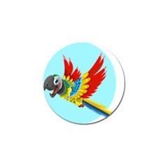 Parrot Animal Bird Wild Zoo Fauna Golf Ball Marker (4 Pack) by Sapixe