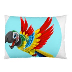 Parrot Animal Bird Wild Zoo Fauna Pillow Case by Sapixe