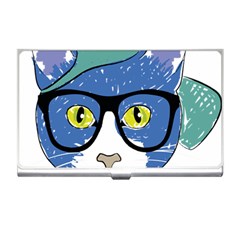 Drawing Cat Pet Feline Pencil Business Card Holders