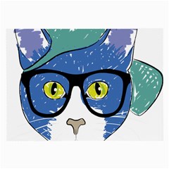 Drawing Cat Pet Feline Pencil Large Glasses Cloth by Sapixe