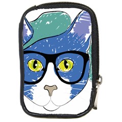 Drawing Cat Pet Feline Pencil Compact Camera Cases by Sapixe