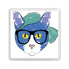 Drawing Cat Pet Feline Pencil Memory Card Reader (Square) 