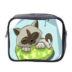 Kitten Kitty Cat Sleeping Sleep Mini Toiletries Bag 2-side by Sapixe