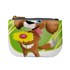 Dog Character Animal Flower Cute Mini Coin Purses