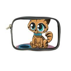 Kitty Cat Big Eyes Ears Animal Coin Purse by Sapixe