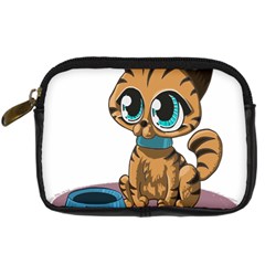 Kitty Cat Big Eyes Ears Animal Digital Camera Cases by Sapixe