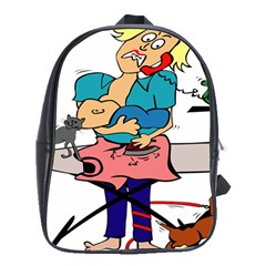 Housewife Multitasking Woman School Bag (xl) by Sapixe