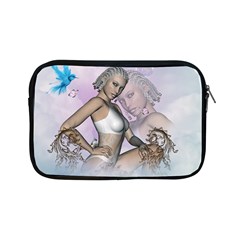 Fairy In The Sky With Fantasy Bird Apple Ipad Mini Zipper Cases by FantasyWorld7