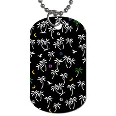 Tropical Pattern Dog Tag (two Sides) by Valentinaart