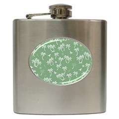 Tropical Pattern Hip Flask (6 Oz) by Valentinaart
