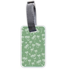 Tropical Pattern Luggage Tags (one Side)  by Valentinaart