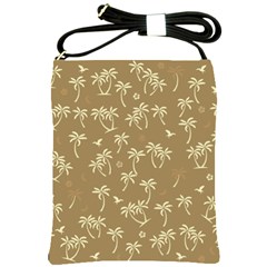 Tropical Pattern Shoulder Sling Bags by Valentinaart