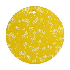 Tropical Pattern Round Ornament (two Sides) by Valentinaart