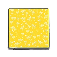 Tropical Pattern Memory Card Reader (square) by Valentinaart