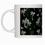 Tropical pattern White Mugs Left