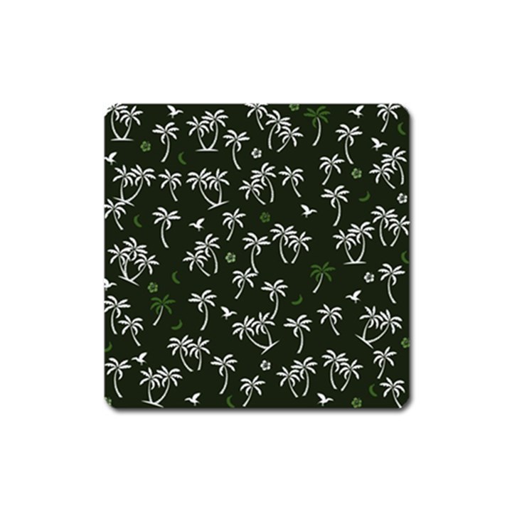 Tropical pattern Square Magnet