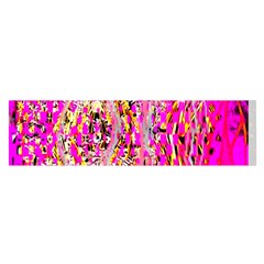 Hot Pink Mess Snakeskin Inspired  Satin Scarf (oblong) by flipstylezfashionsLLC
